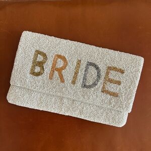 Beaded “Bride” Convertible Clutch / Crossbody Bag